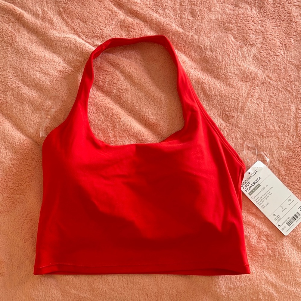red halter top